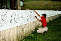 Александр Дьяков в процессе творческого марафона