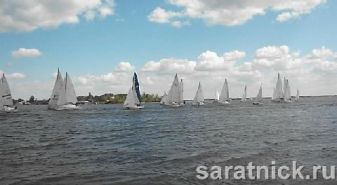 Старт регаты Велигая Волга 2011